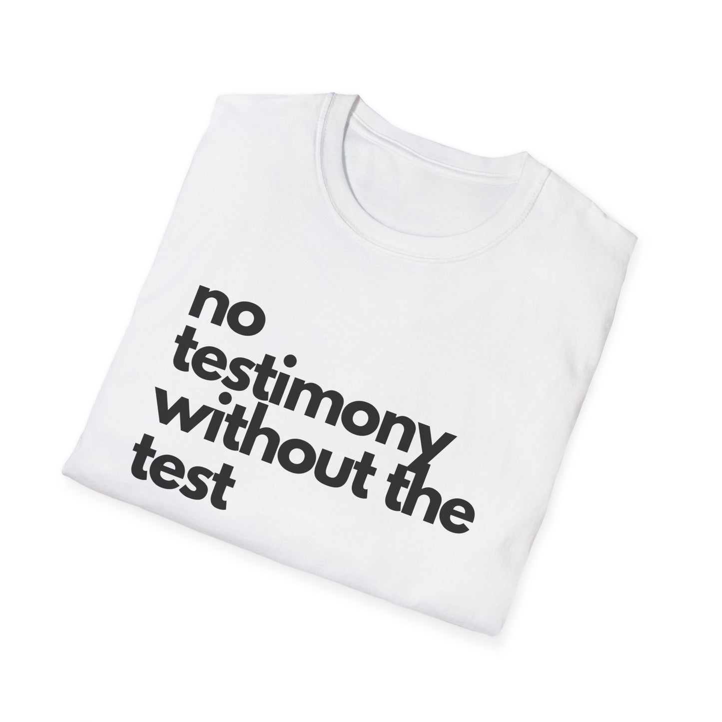no testimony