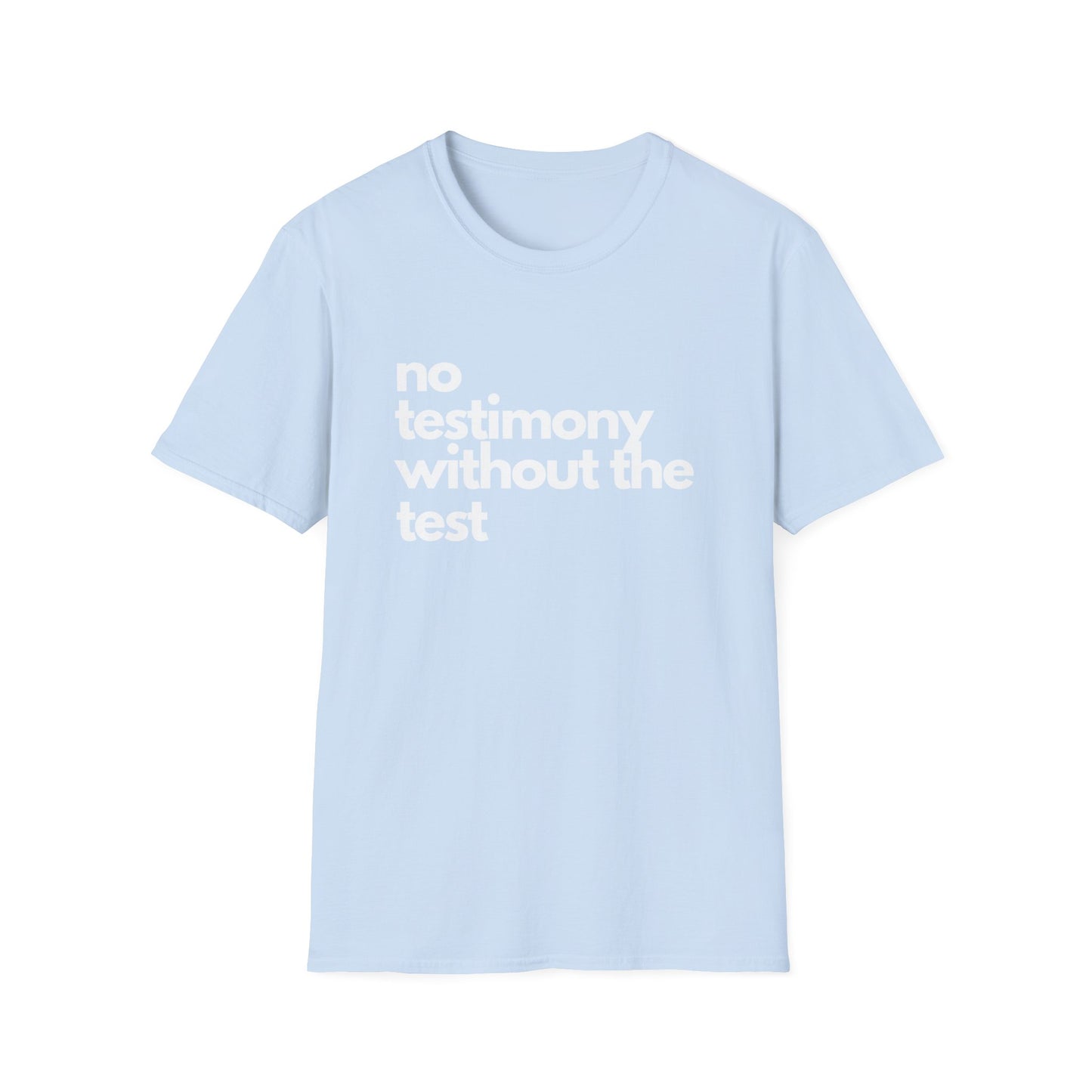 no testimony