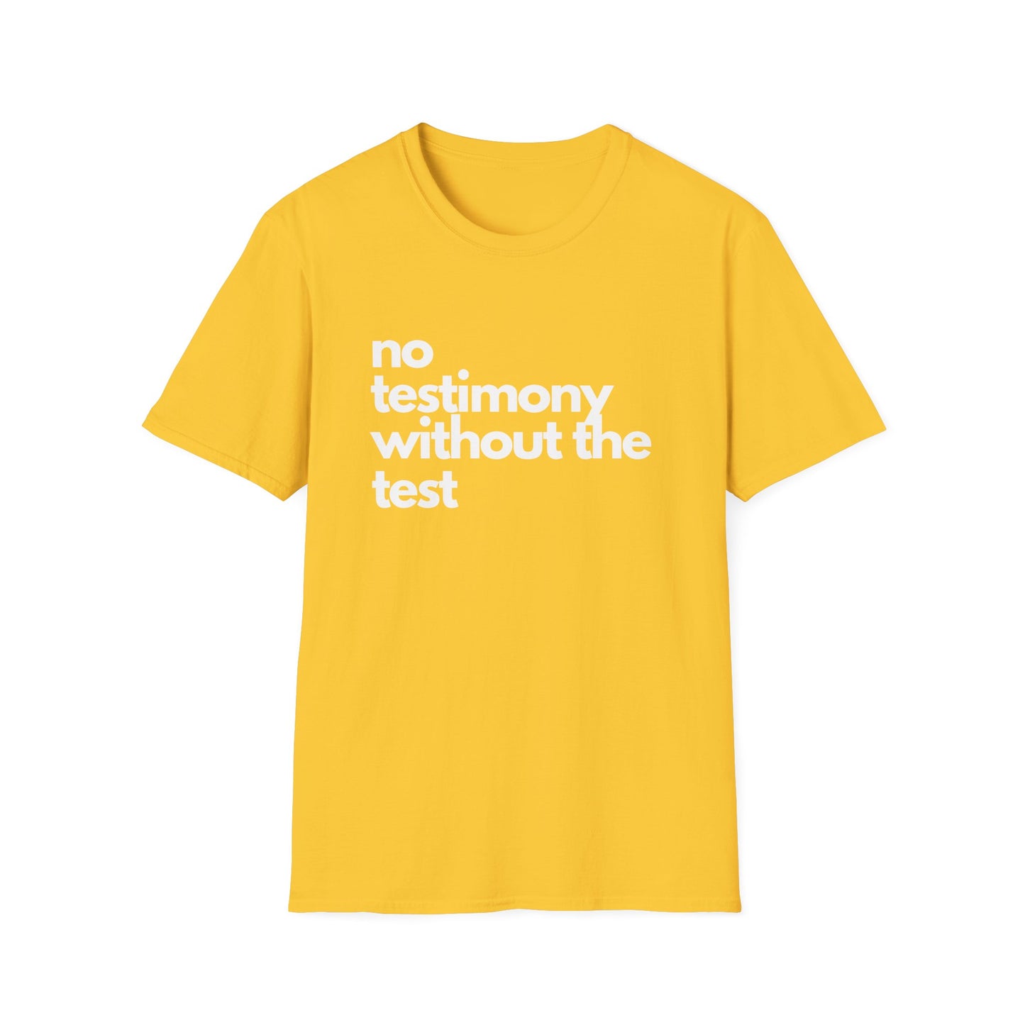 no testimony