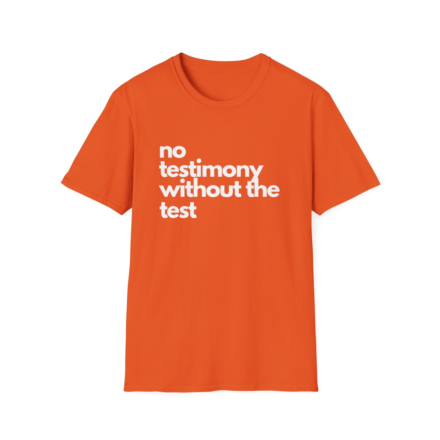 no testimony