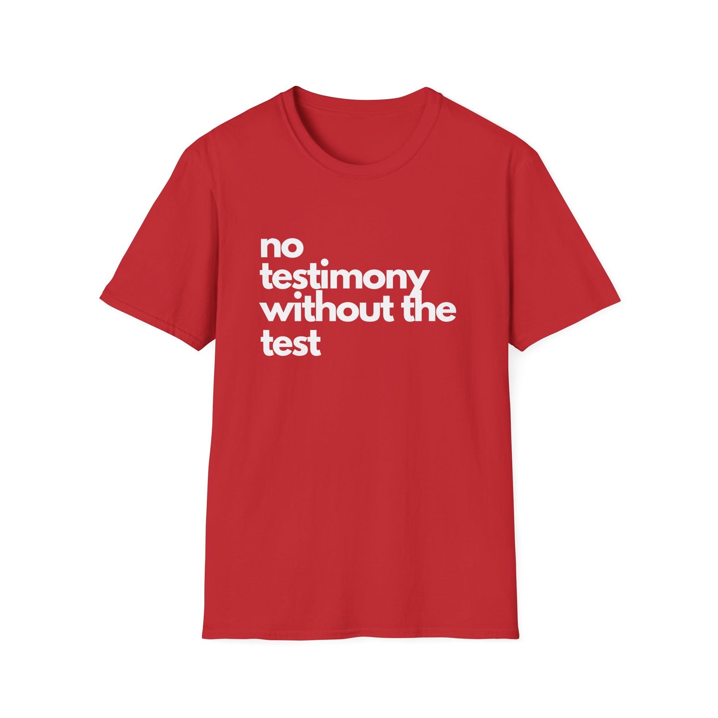 no testimony