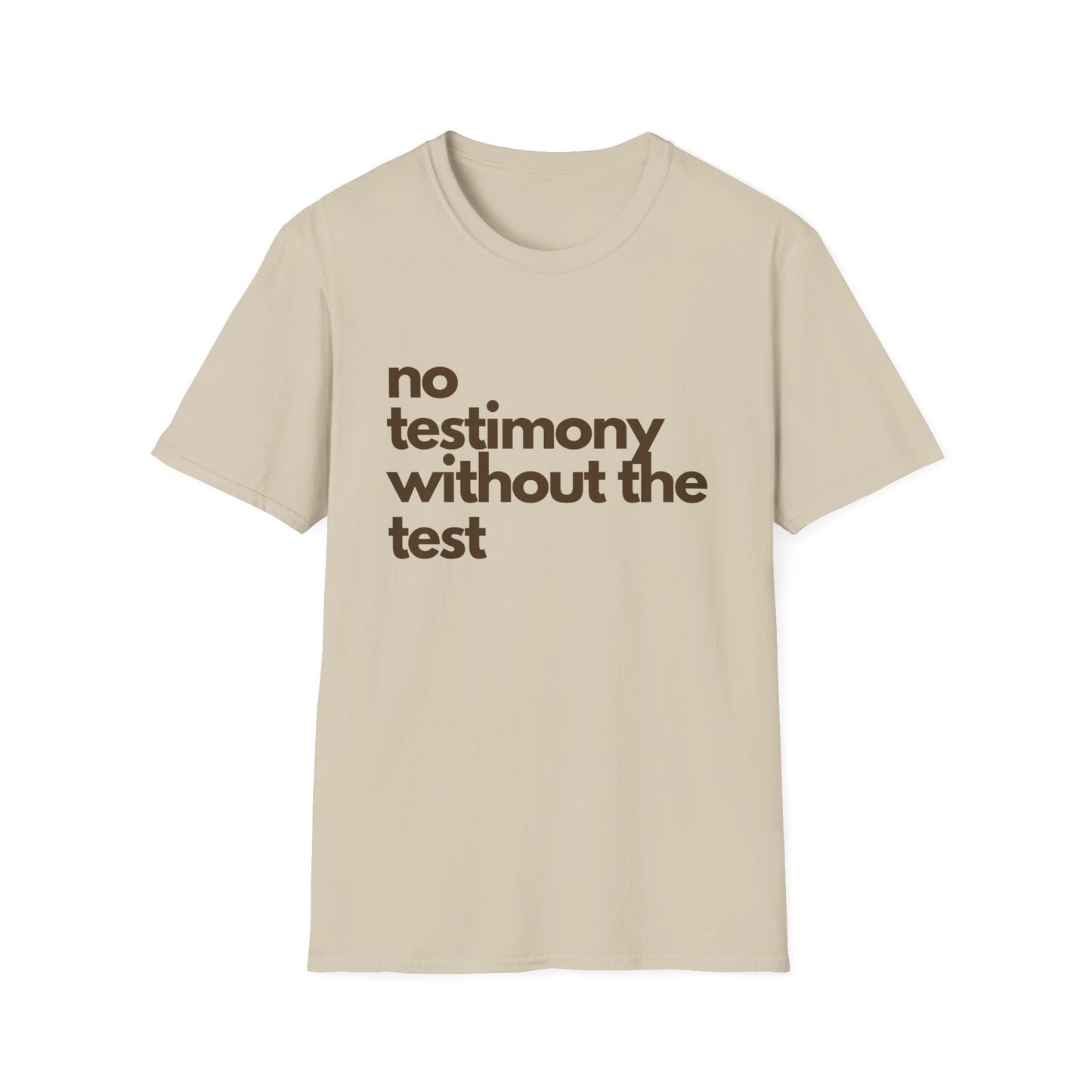 no testimony