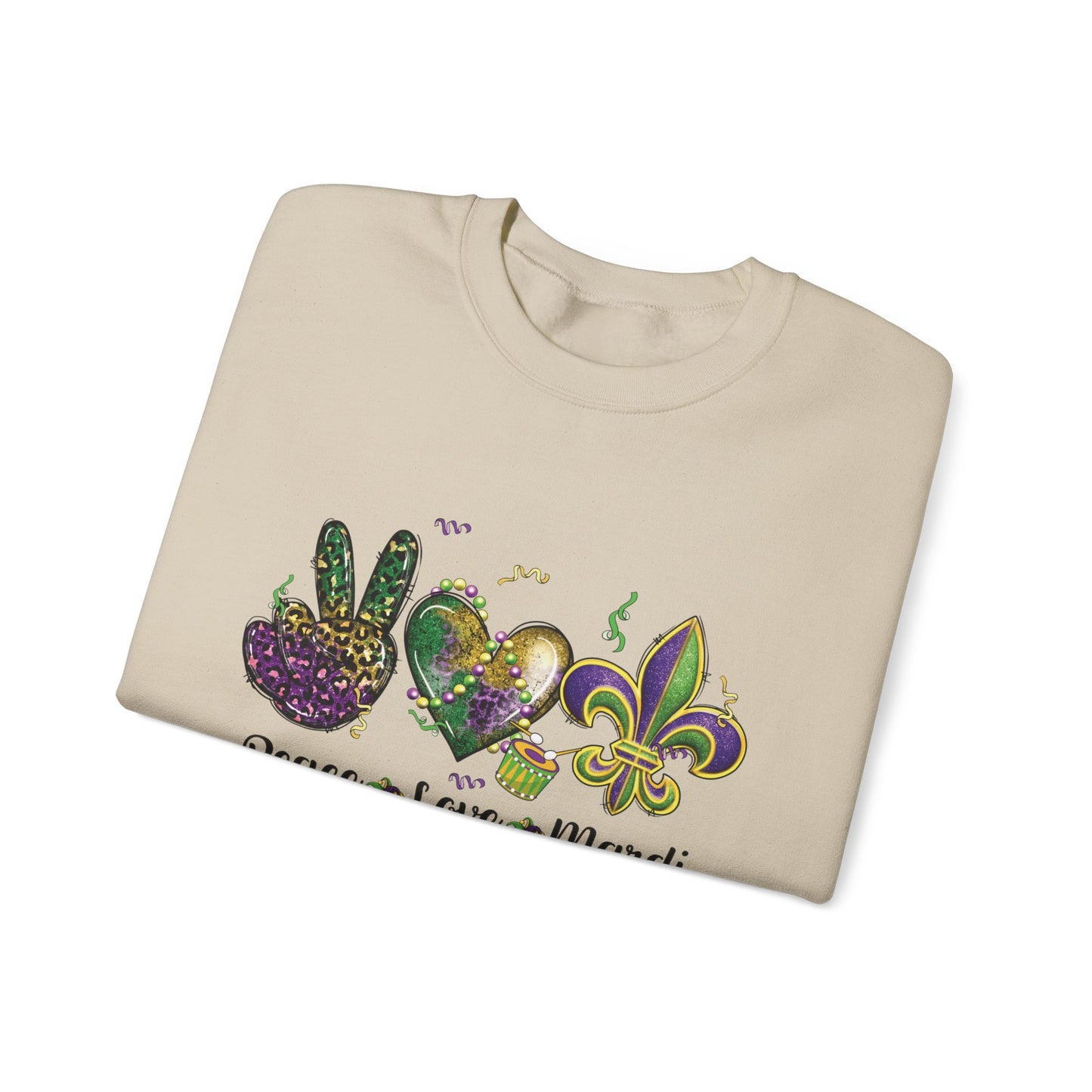 Peace Love Mardi Gras