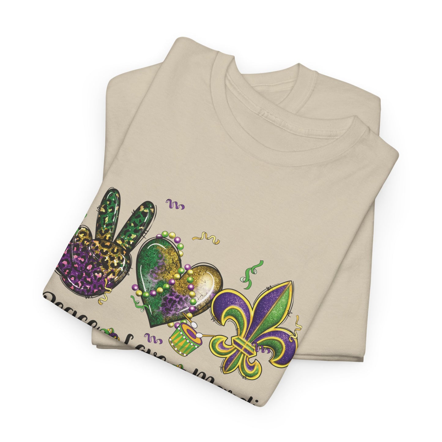 Peace Love Mardi Gras