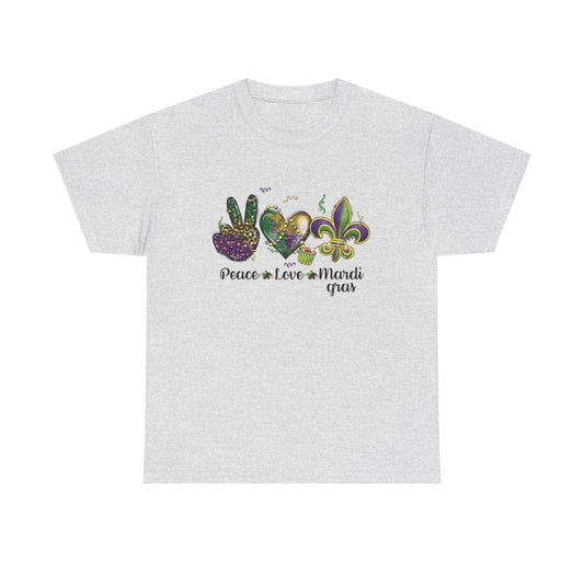 Peace Love Mardi Gras