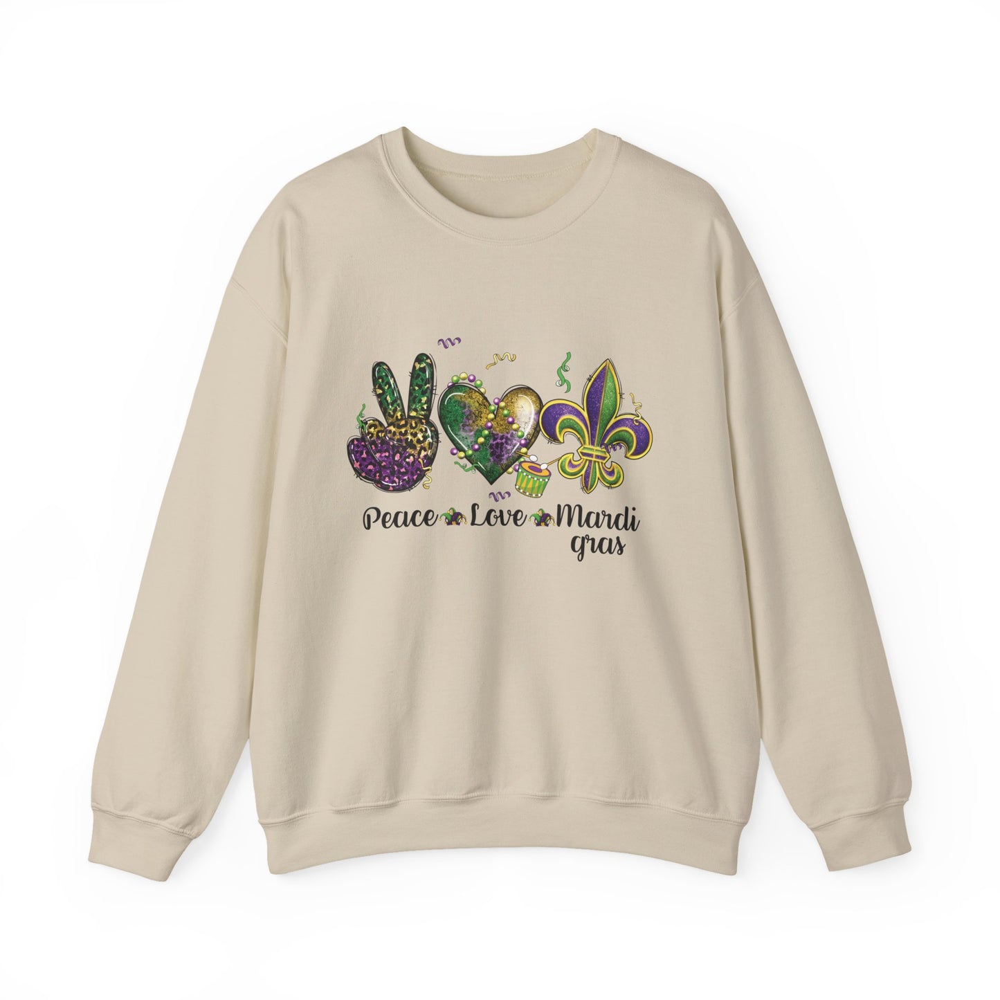 Peace Love Mardi Gras