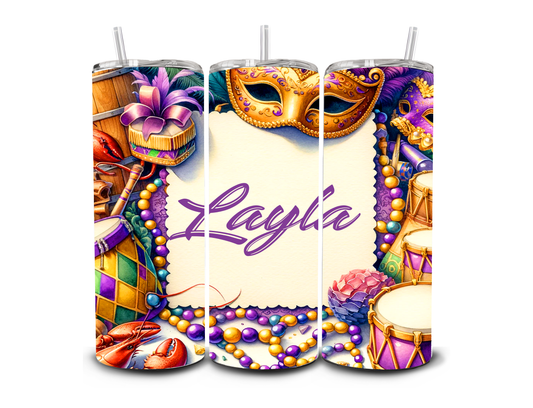 Mardi Gras Custom Name