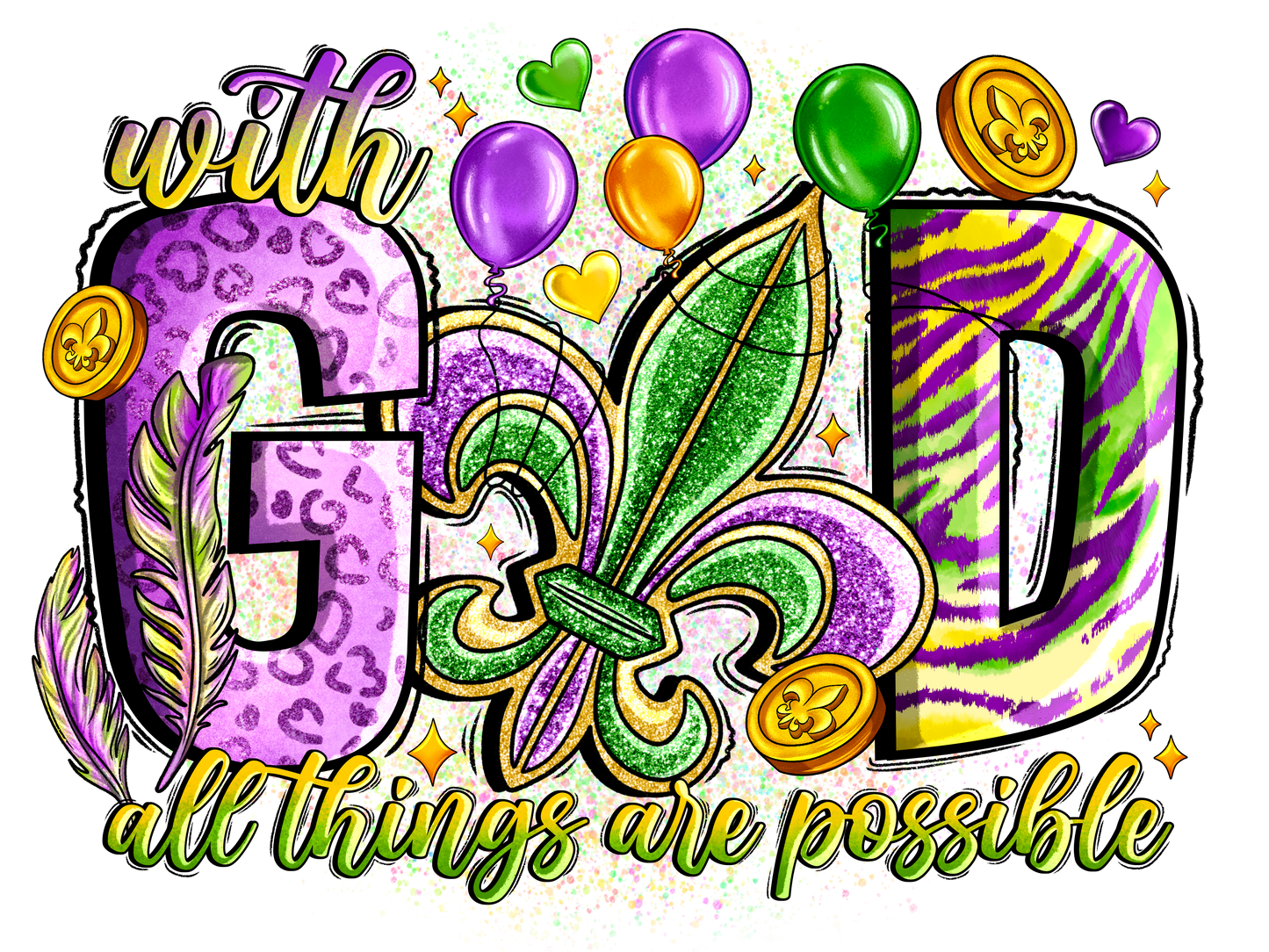 With God- Mardi Gras Edition